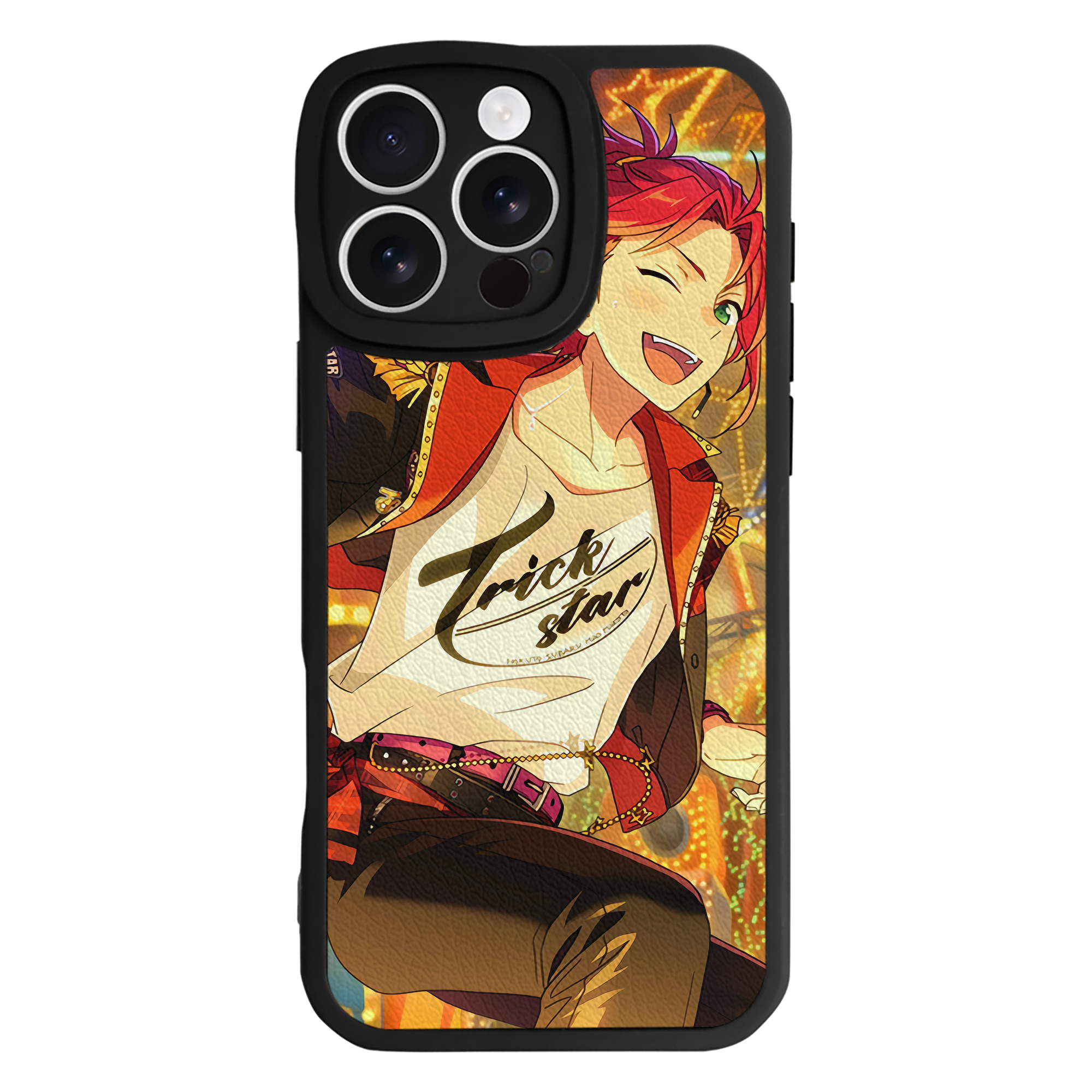 （画像用） あんさんぶるスターズ! Ensemble Stars 【iPhone 16シリーズ対応】シリコンスマホケース（レザー調） 材質：シリコン